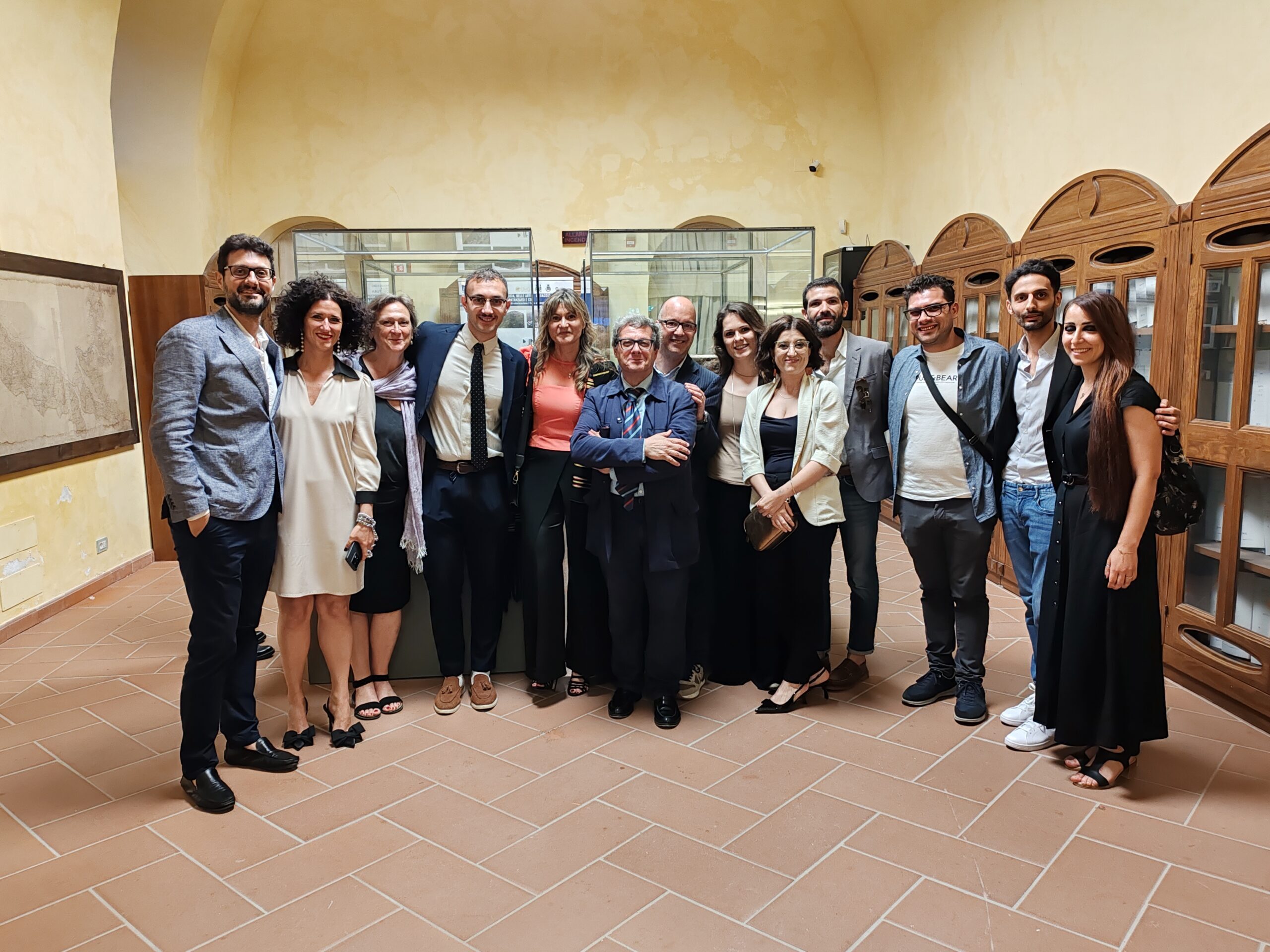 Il team della Soprintendenza ABAP per le province di Catanzaro e Crotone